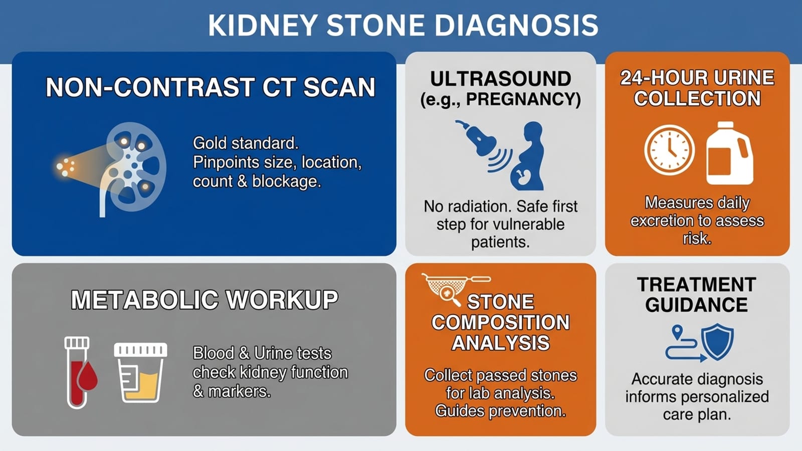 Kidney Stones: Symptoms, Treatment & Prevention — infographic