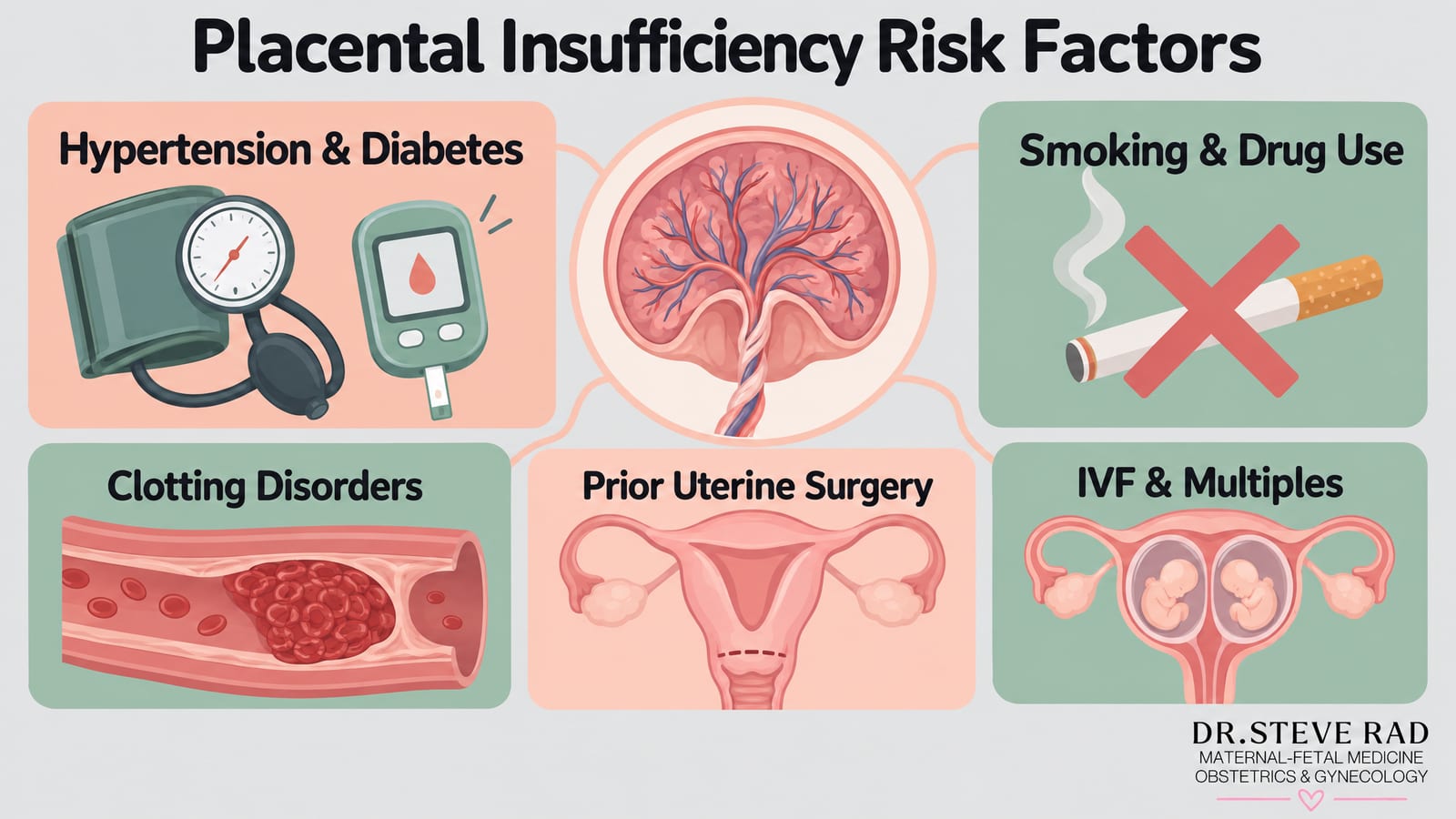 Rare Placenta Problems: A Complete Guide | Dr. Rad — infographic