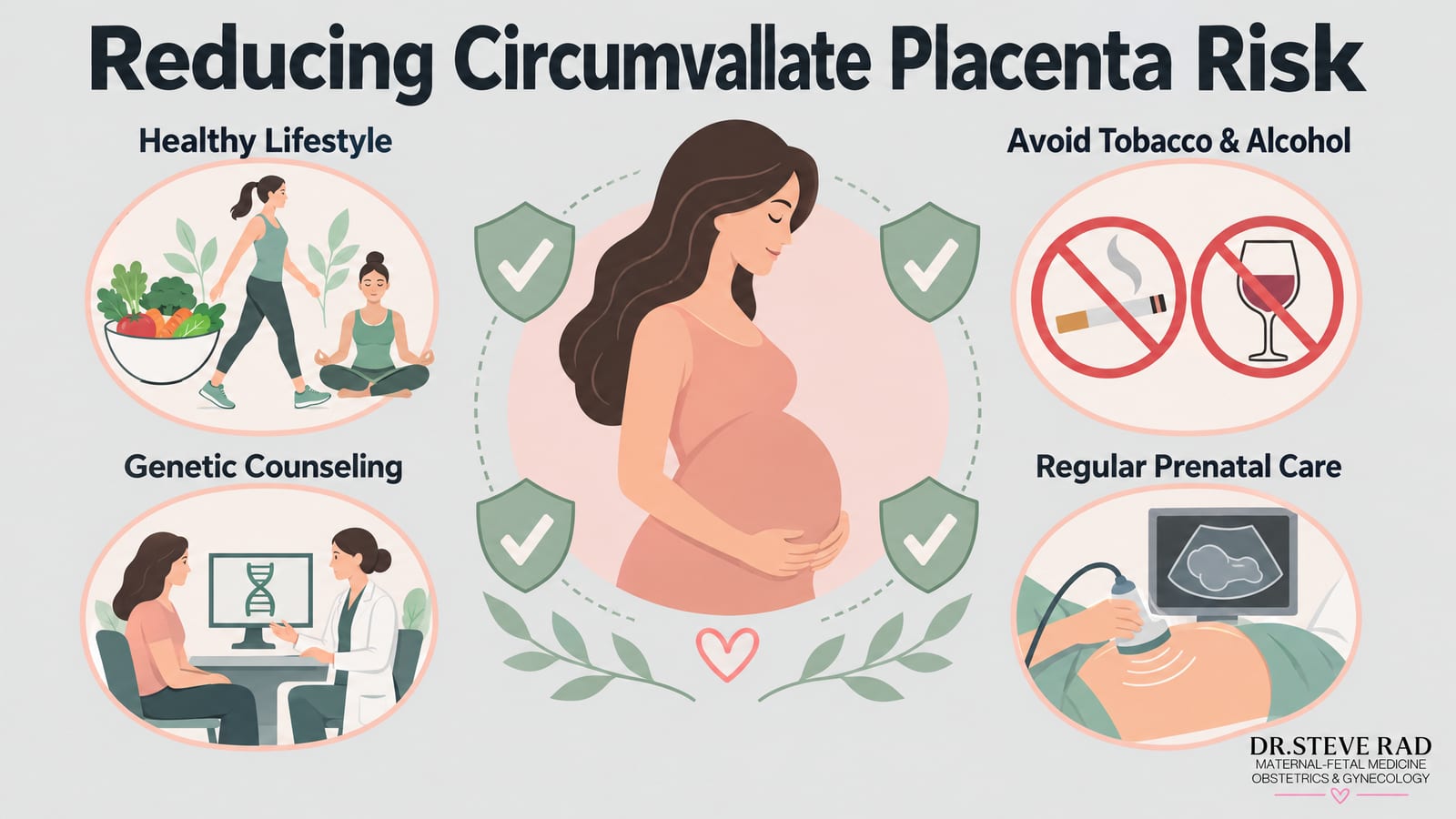 Circumvallate Placenta Survival Rate & Outcomes — infographic