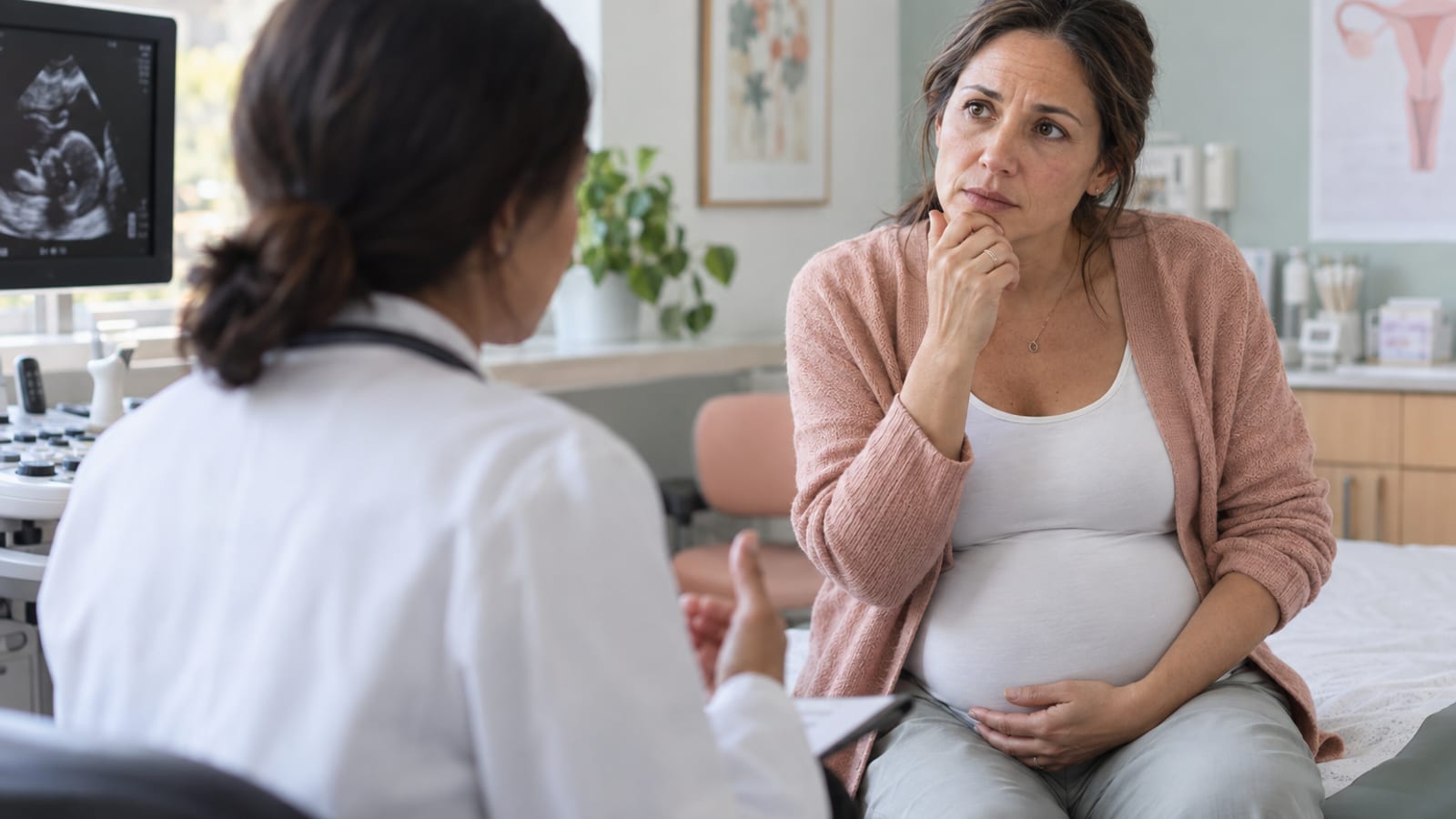Advanced Maternal Age Consultation — infographic