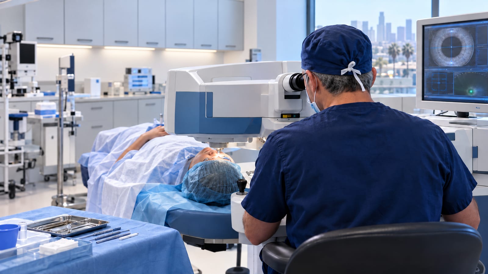 LASIK Laser Eye Surgery Los Angeles — infographic